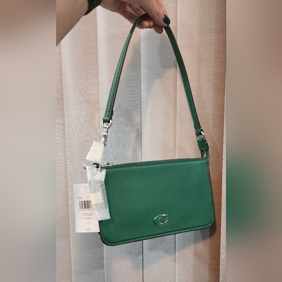 COACH Pouch Bag With Signature Canvas - Picture 6 of 15